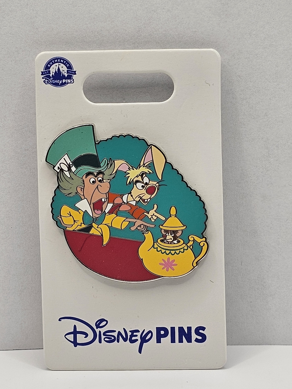 Disney Mad Hatter & March Hare Enamel Pin.